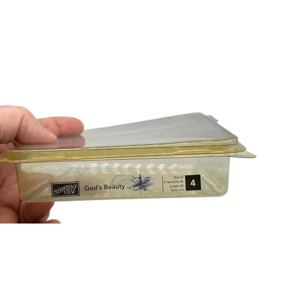 Stampin’ Up! God’s Beauty Rubber Stamps Lot of 4 Nature Butterfly Flower - Picture 12 of 13